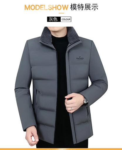 Waterproof Winter Jacket Men Parkas Warm Cotton Padded Men's Coat