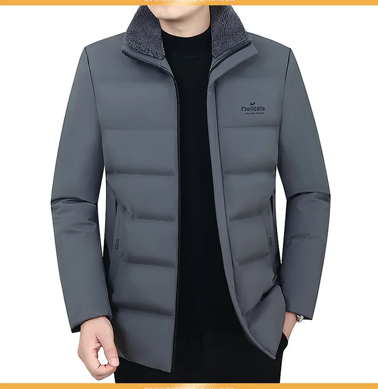 Waterproof Winter Jacket Men Parkas Warm Cotton Padded Men's Coat