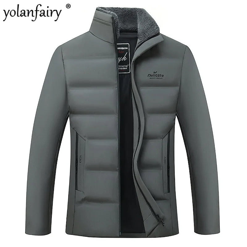 Waterproof Winter Jacket Men Parkas Warm Cotton Padded Men's Coat