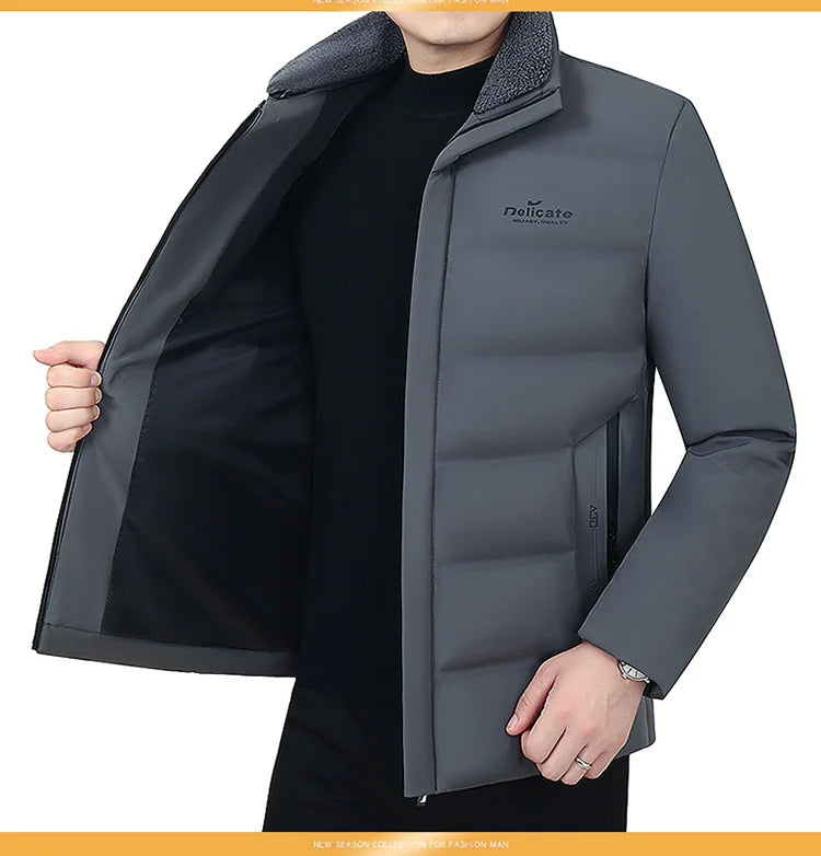 Waterproof Winter Jacket Men Parkas Warm Cotton Padded Men's Coat