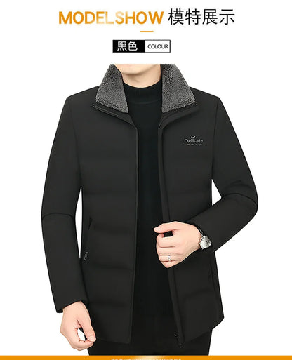 Waterproof Winter Jacket Men Parkas Warm Cotton Padded Men's Coat