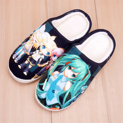 Anime Game Hatsune Miku Cosplay Slippers