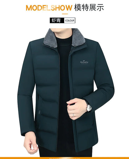 Waterproof Winter Jacket Men Parkas Warm Cotton Padded Men's Coat