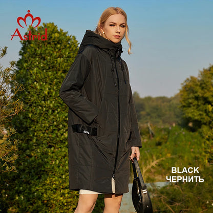 Astrid 2024 Spring Women Parkas Plus Size Long Loose Padded