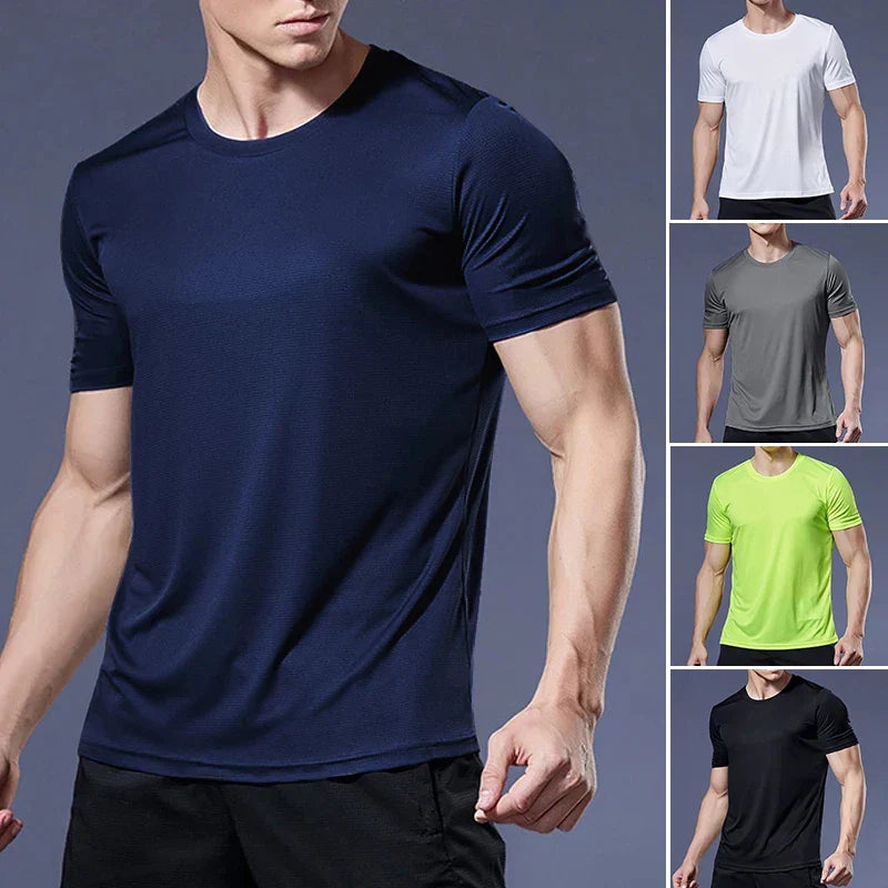 Shirt Gym Training Tees Breathable Jogging Casual Sportswear Unisex To