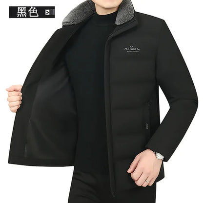 Waterproof Winter Jacket Men Parkas Warm Cotton Padded Men's Coat