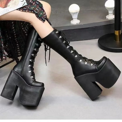 2025 European and American Nightclub Stage High-heeled womens Shoes 14.5 cm