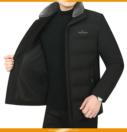 Waterproof Winter Jacket Men Parkas Warm Cotton Padded Men's Coat