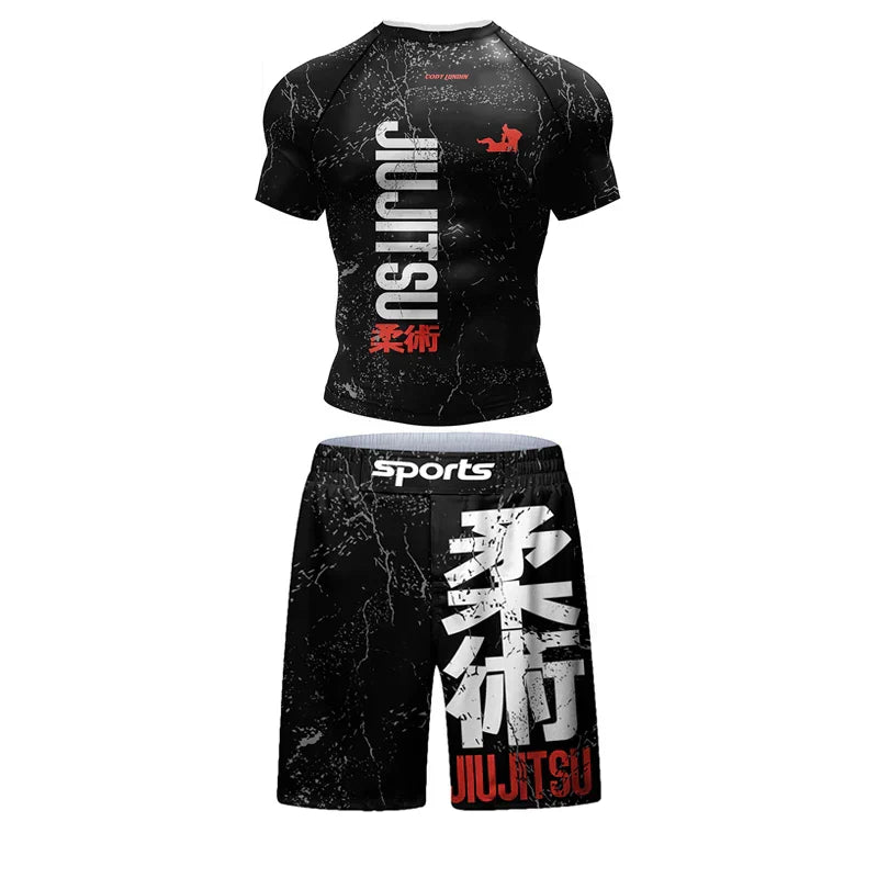  - shirt +pants rashguard mma - lassluna