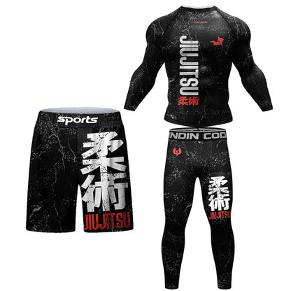  - shirt +pants rashguard mma - lassluna