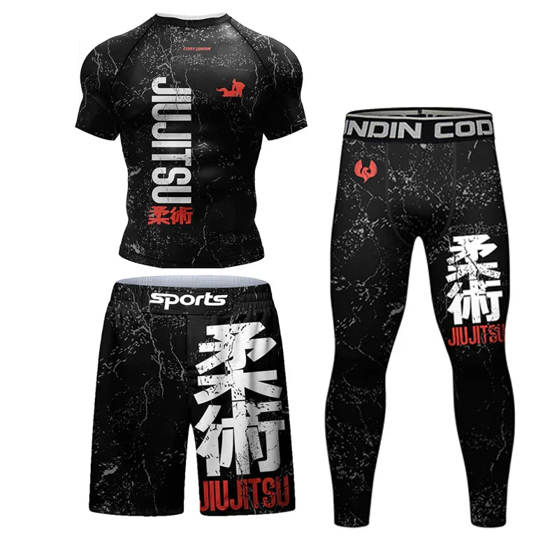  - shirt +pants rashguard mma - lassluna