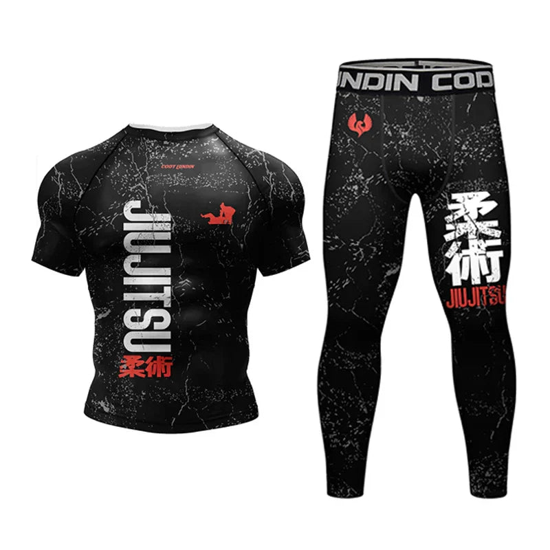  - shirt +pants rashguard mma - lassluna