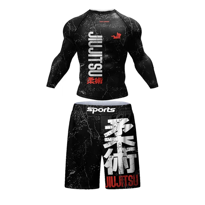  - shirt +pants rashguard mma - lassluna